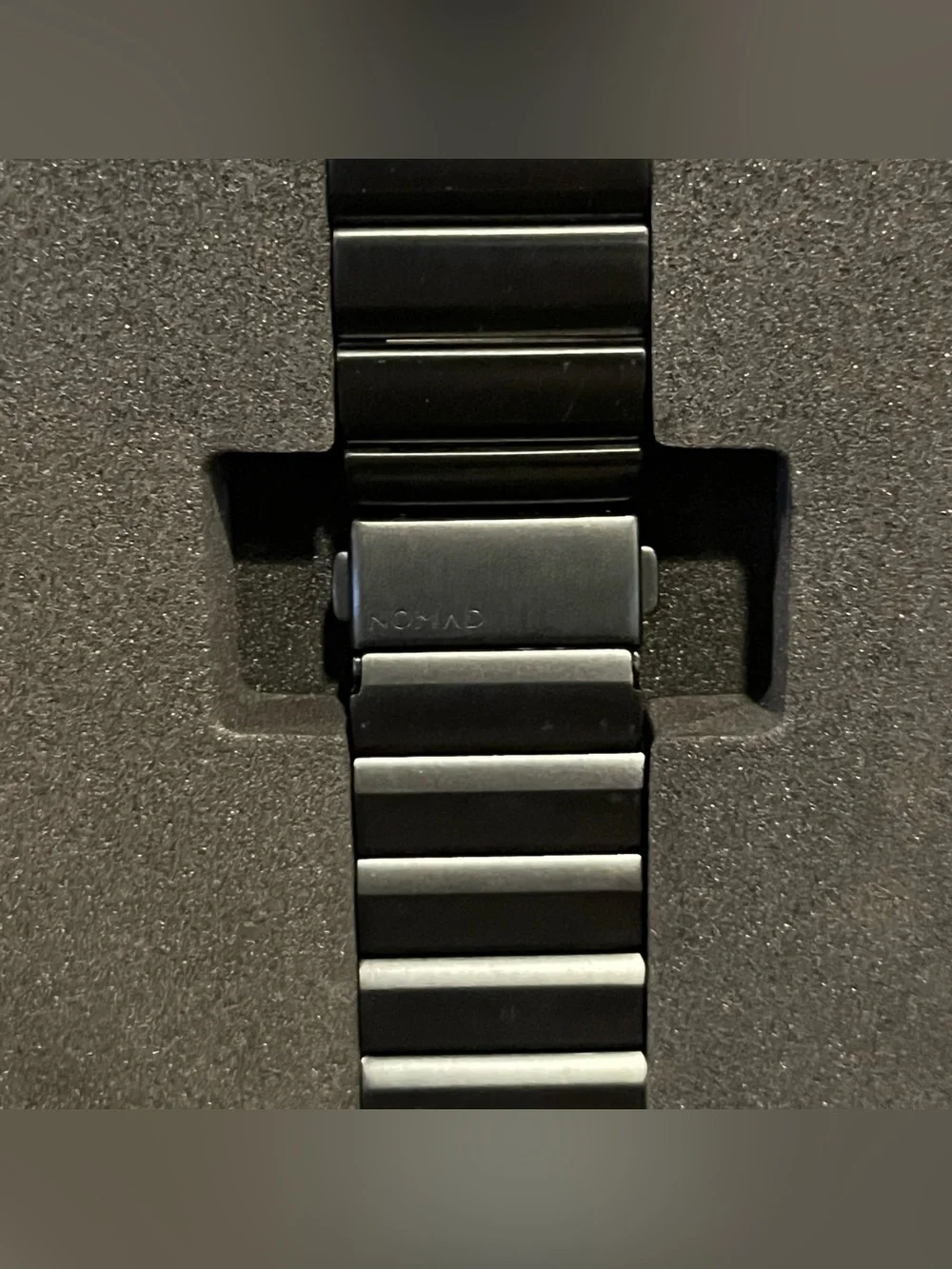 Nomad Stainless Steel Band for Apple Watch - Black (44mm / 42mm)
